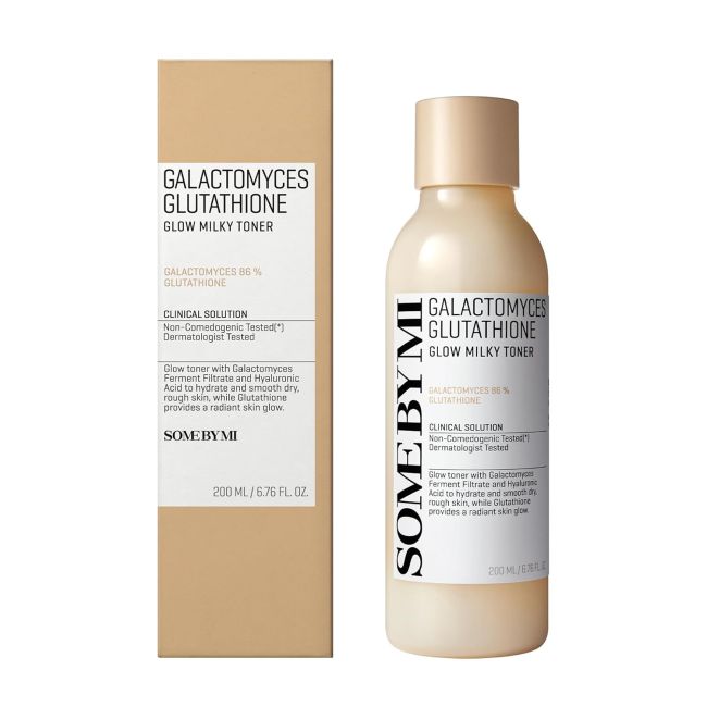 SOME BY MI GALACTOMYCES GLUTATHIONE GLOW MILKY veido tonikas, 200 ml