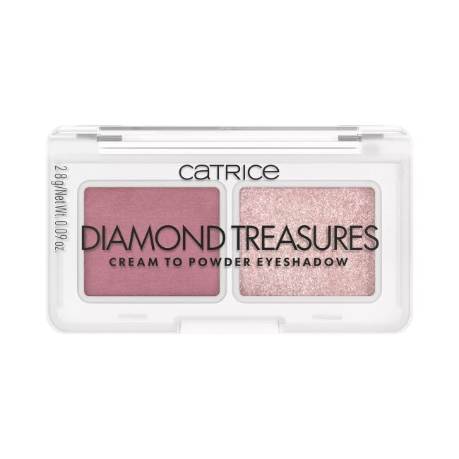 CATRICE DIAMOND TREASURES CREAM TO POWDER akių vokų šešėliai, 2,8 g
