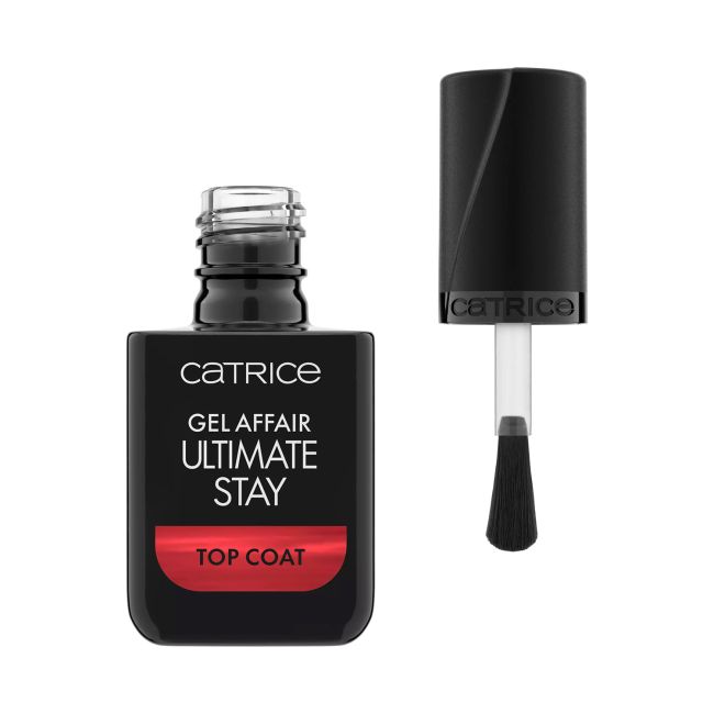 CATRICE GEL AFFAIR ULTIMATE STAY viršutinis nagų lako sluoksnis, 10,5 ml
