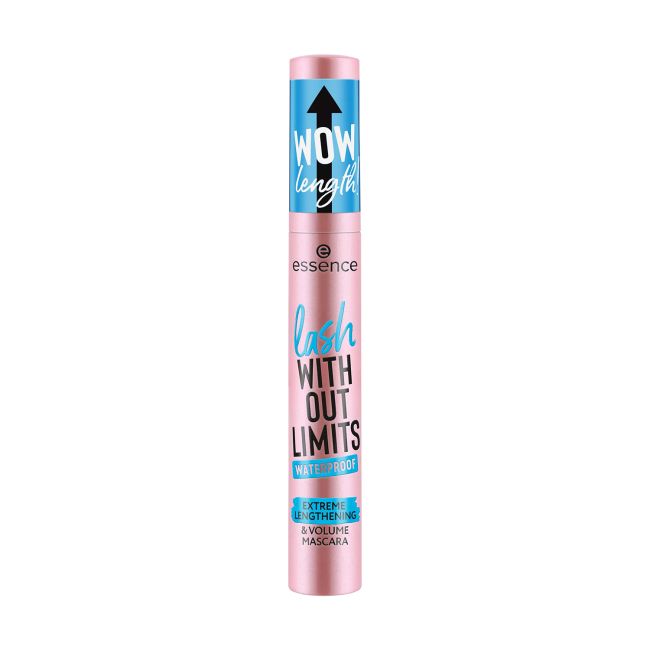 ESSENCE LASH WITHOUT LIMITS vandeniui atsparus blakstienų tušas, 13 ml