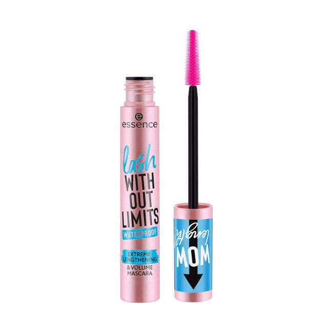 ESSENCE LASH WITHOUT LIMITS vandeniui atsparus blakstienų tušas, 13 ml