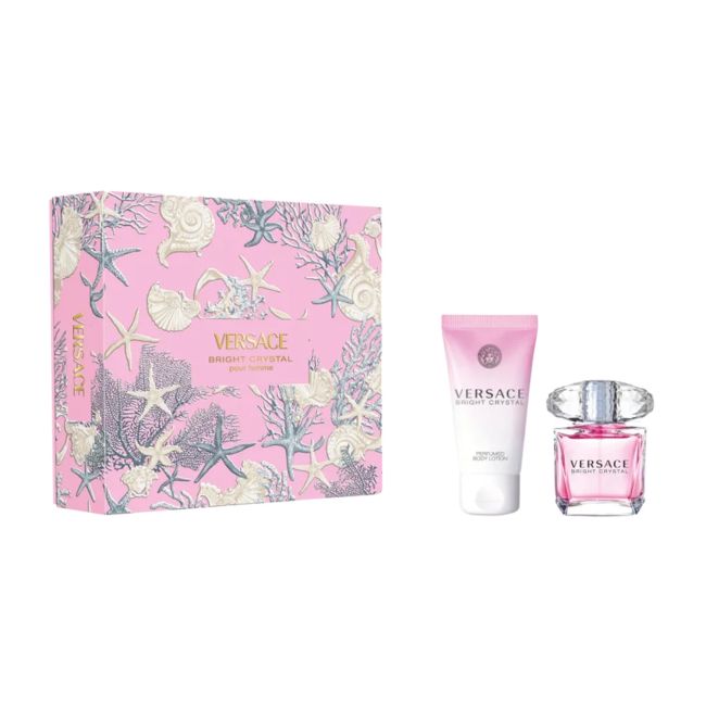 VERSACE BRIGHT CRYSTAL moterų kosmetikos rinkinys