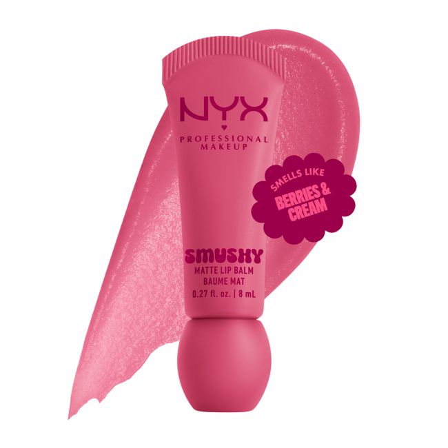 NYX PROFESSIONAL MAKEUP SMUSHY MATTE lūpų balzamas, 8 ml