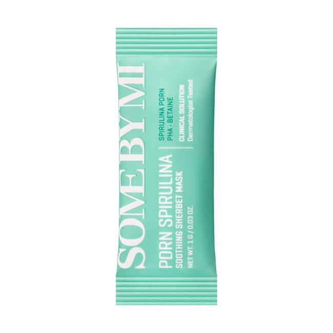 SOME BY MI PDRN SPIRULINA SOOTHING SHERBET veido kaukės (1 g x 10 vnt.)