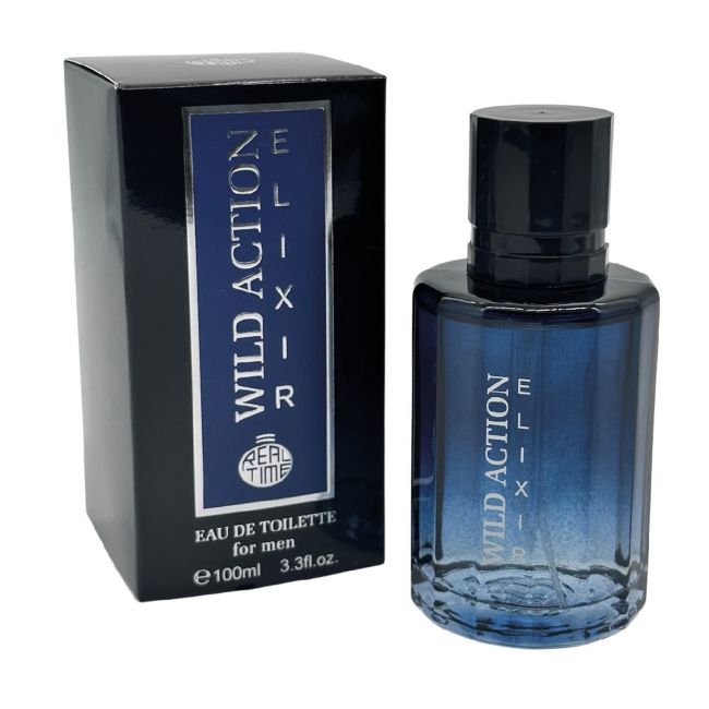 REAL TIME WILD ACTION ELIXIR tualetinis vyrų vanduo, 100 ml