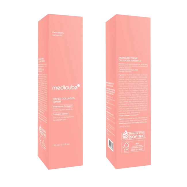 MEDICUBE TRIPLE COLLAGEN veido tonikas, 140 ml