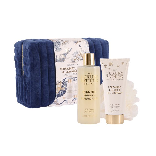 LUXURY BATHING BERGAMOT, GINGER & LEMONGRASS dovanų rinkinys