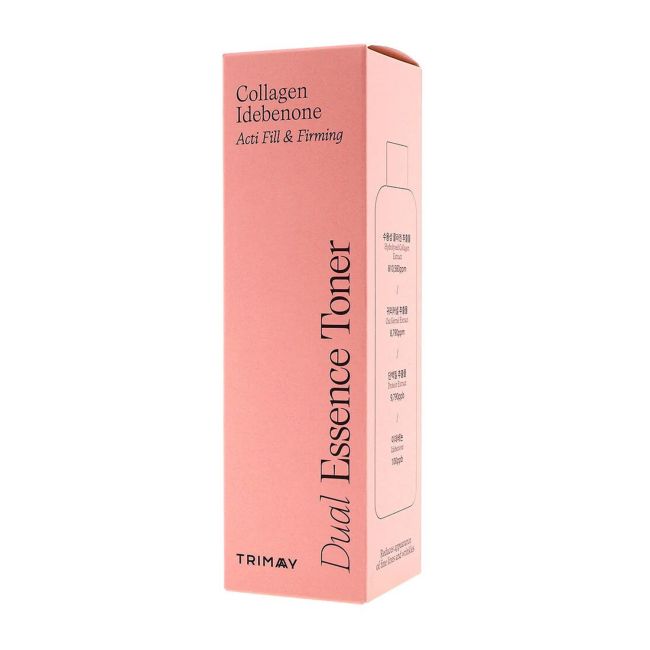 TRIMAY COLLAGEN IDEBENONE ACTI FILL & FIRMING DUAL veido esencija tonikas, 200 ml
