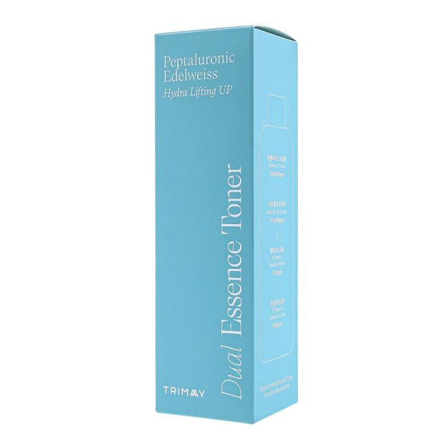TRIMAY PEPTALURONIC EDELWEISS HYDRA LIFTING UP DUAL veido esencija tonikas, 200 ml