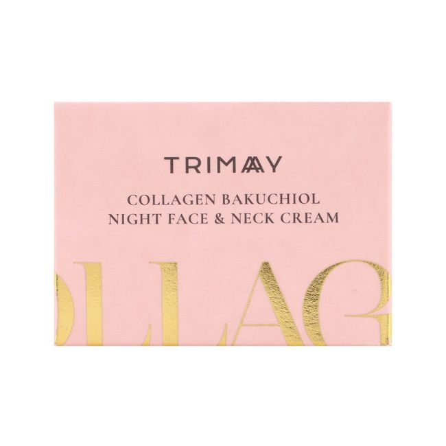 TRIMAY COLLAGEN BAKUCHIOL naktinis veido ir kaklo kremas, 50 ml