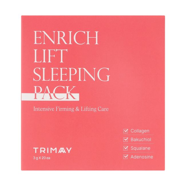 TRIMAY ENRICH LIFT SLEEPING naktinės veido kaukės (3 g x 20 vnt.)