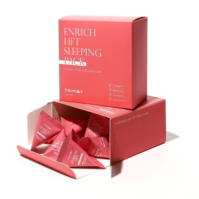 TRIMAY ENRICH LIFT SLEEPING naktinės veido kaukės (3 g x 20 vnt.)