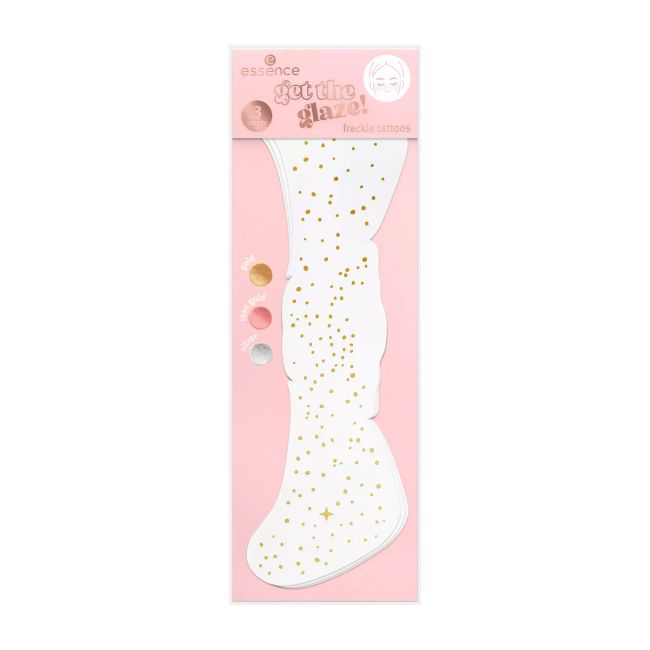 ESSENCE GET THE GLAZE! FRECKLE strazdanų tatuiruotės