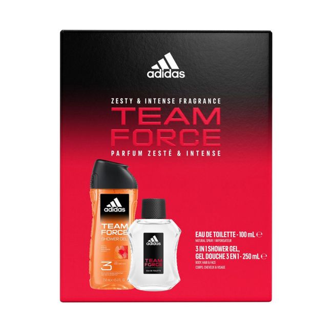 ADIDAS TEAM FORCE vyrų kosmetikos rinkinys