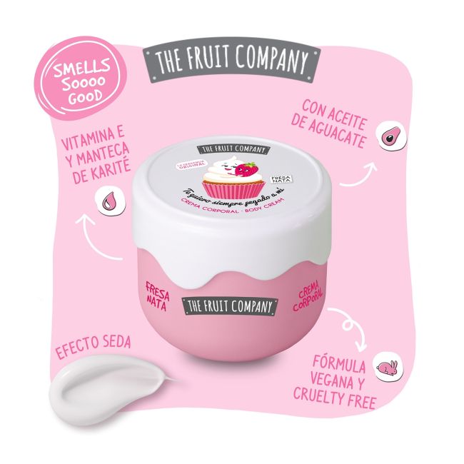 THE FRUIT COMPANY FRESA NATA kūno kremas, 200 ml