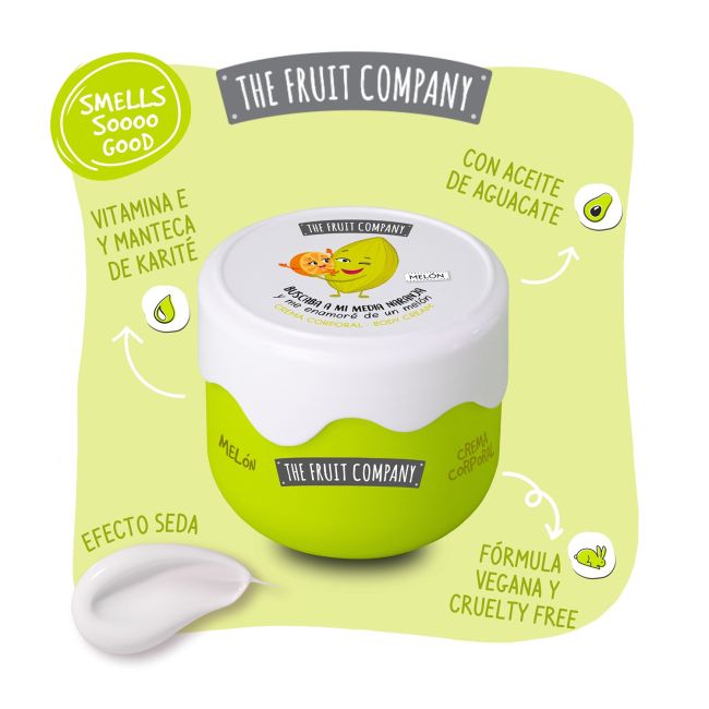 THE FRUIT COMPANY MELON kūno kremas, 200 ml