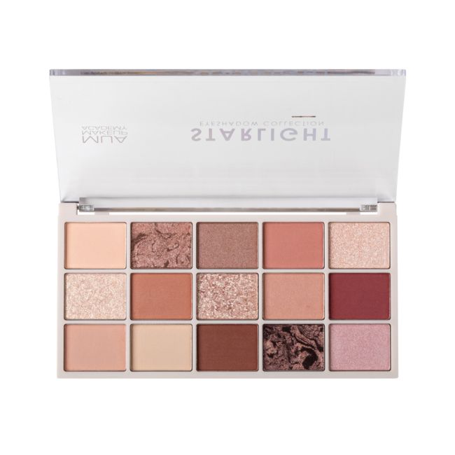 MUA 15 SHADE akių vokų šešėlių paletė, 12 g