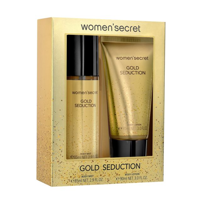 WOMEN'SECRET GOLD SEDUCTION moterų kosmetikos rinkinys