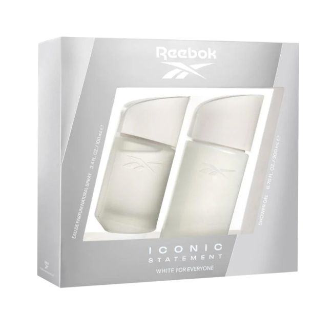 REEBOK ICONIC STATEMENT WHITE FOR EVERYONE vyrų kosmetikos rinkinys