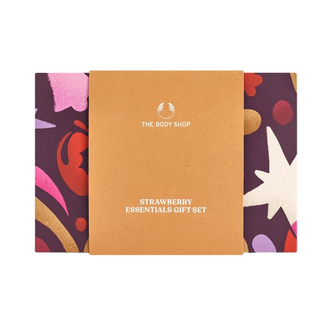 THE BODY SHOP STRAWBERRY ESSENTIALS dovanų rinkinys