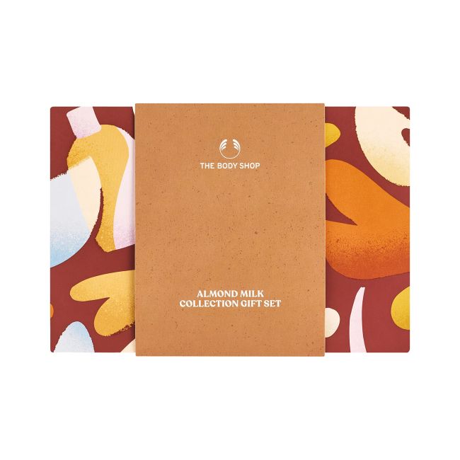 THE BODY SHOP ALMOND MILK COLECTION dovanų rinkinys