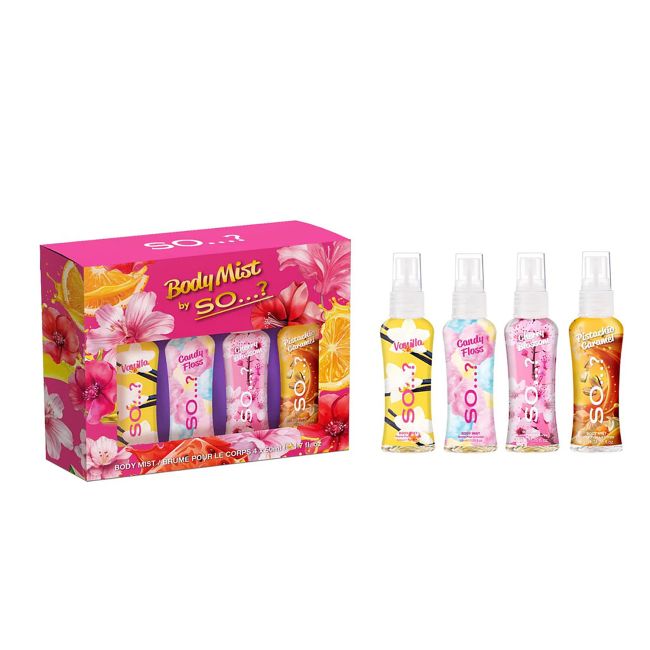 BODY MIST BY SO...? kūno miglų rinkinys (4 x 50 ml)