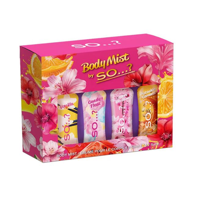 BODY MIST BY SO...? kūno miglų rinkinys (4 x 50 ml)