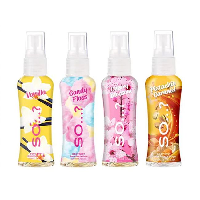BODY MIST BY SO...? kūno miglų rinkinys (4 x 50 ml)