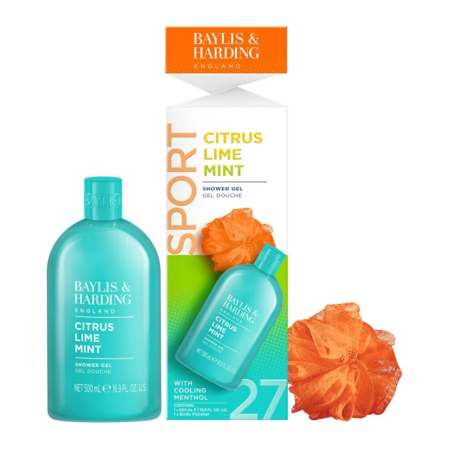BAYLIS & HARDING SPORT CITRUS LIME MINT dovanų rinkinys