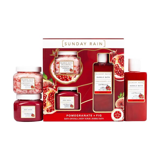 SUNDAY RAIN POMEGRANATE + FIG kūno priežiūros priemonių rinkinys