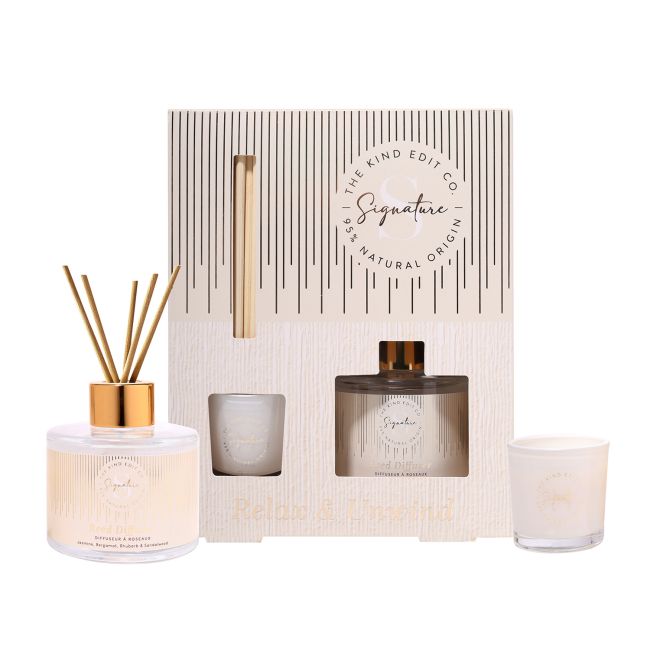 SIGNATURE RELAX & UNWIND namų kvapo rinkinys