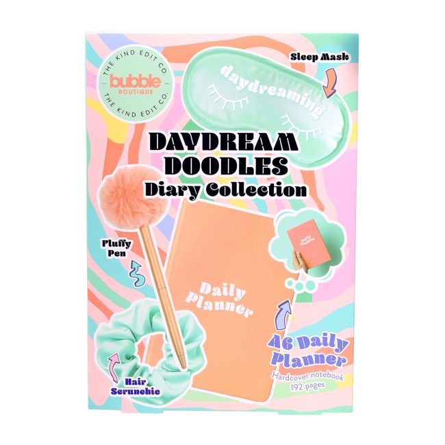 BUBBLE BOUTIQUE DAYDREAM DOODLES DIARY COLLECTION dovanų rinkinys