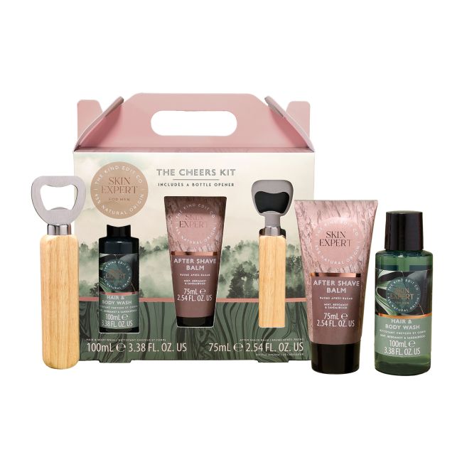 SKIN EXPERT THE CHEERS KIT vyrų dovanų rinkinys