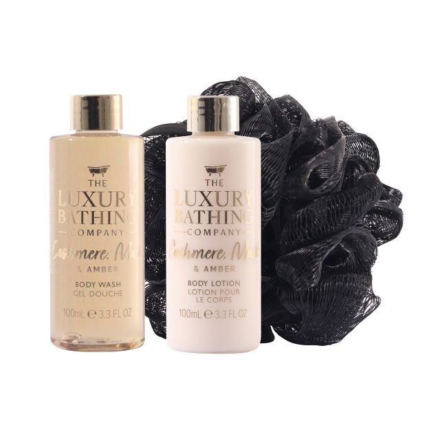 LUXURY BATHING CASHMERE MUSK & AMBER dovanų rinkinys