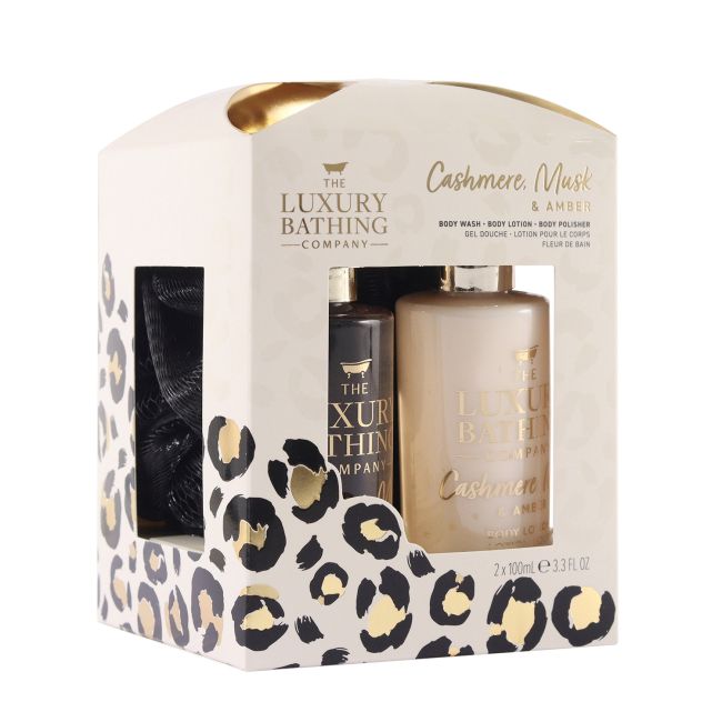 LUXURY BATHING CASHMERE MUSK & AMBER dovanų rinkinys