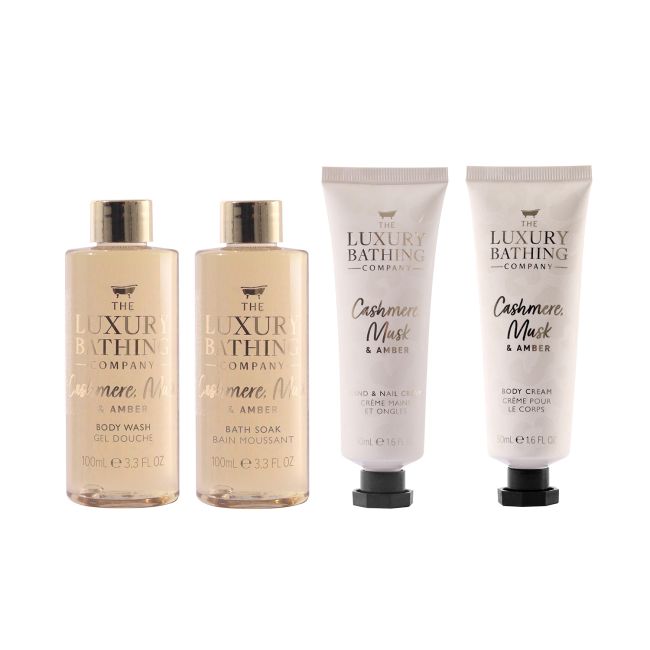 LUXURY BATHING CASHMERE MUSK & AMBER dovanų rinkinys