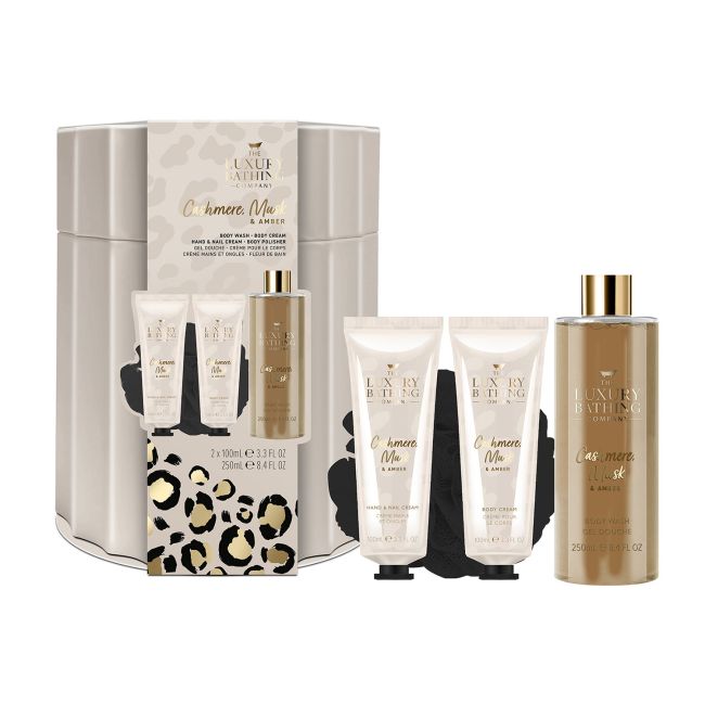 LUXURY BATHING CASHMERE MUSK & AMBER dovanų rinkinys