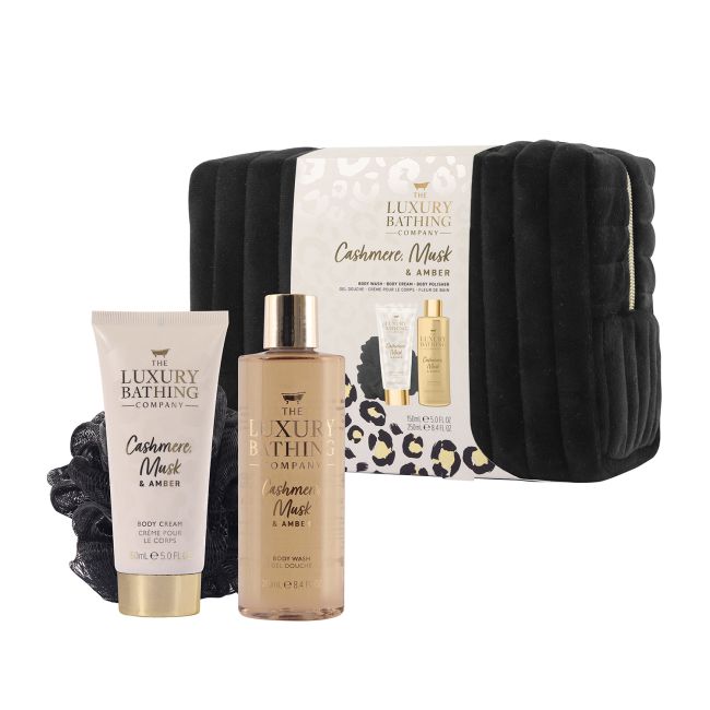 LUXURY BATHING CASHMERE MUSK & AMBER dovanų rinkinys