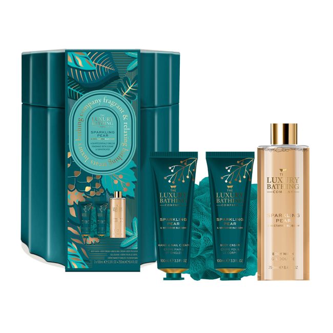 LUXURY BATHING SPARKLING PEAR & NECTARINE BLOSSOM dovanų rinkinys