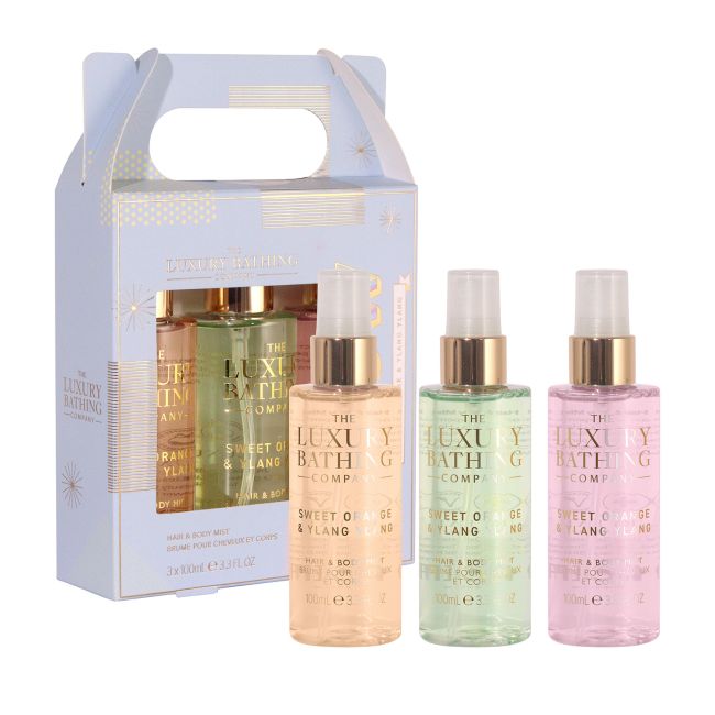 LUXURY BATHING GLOW kūno ir plaukų miglos (3 x 100 ml)