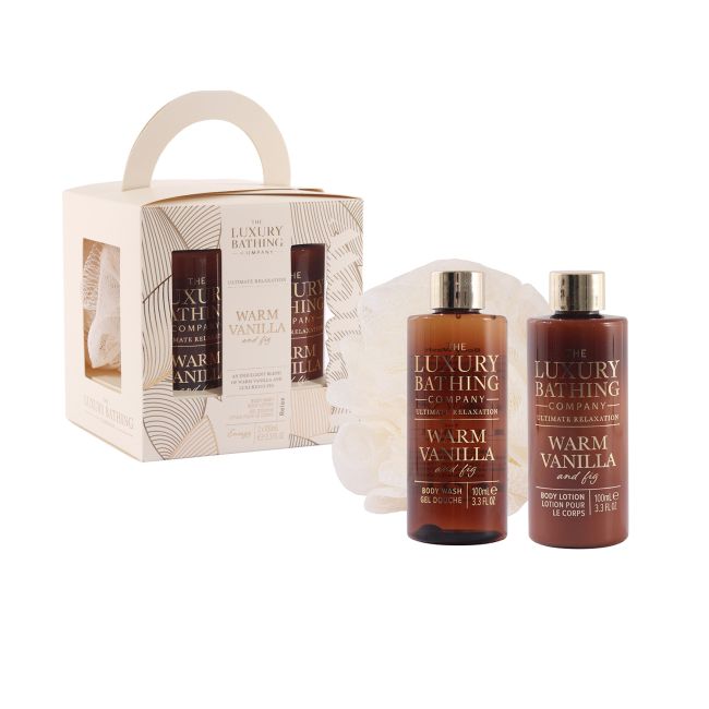 LUXURY BATHING WARM VANILLA dovanų rinkinys