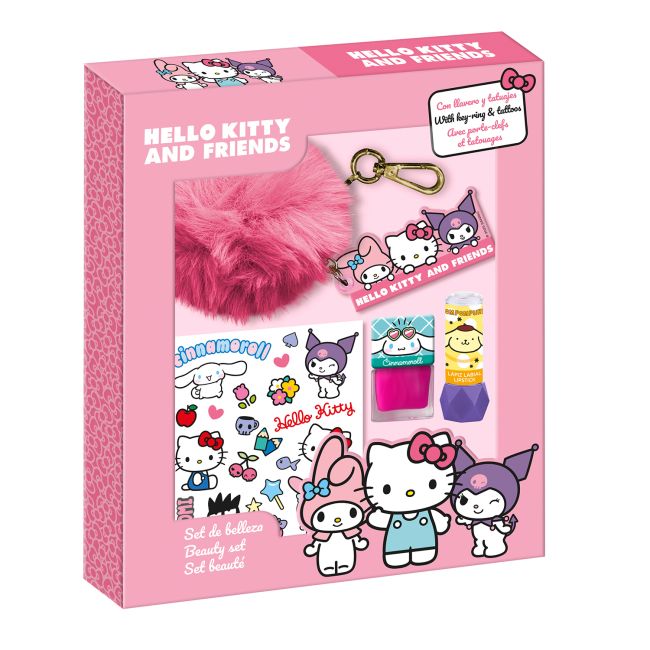 HELLO KITTY AND FRIENDS vaikų kosmetikos rinkinys