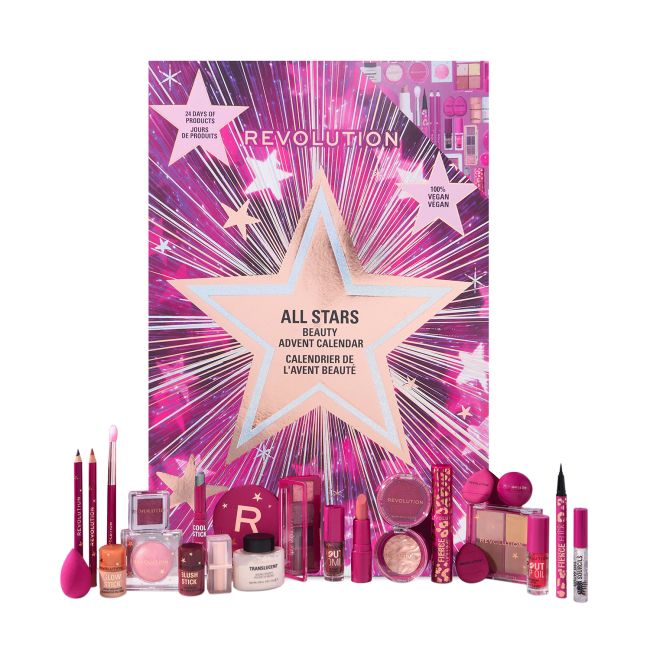 MAKEUP REVOLUTION ALL STARS BEAUTY advento kalendorius