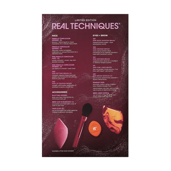 REAL TECHNIQUES 25 DAYS OF BEAUTY advento kalendorius
