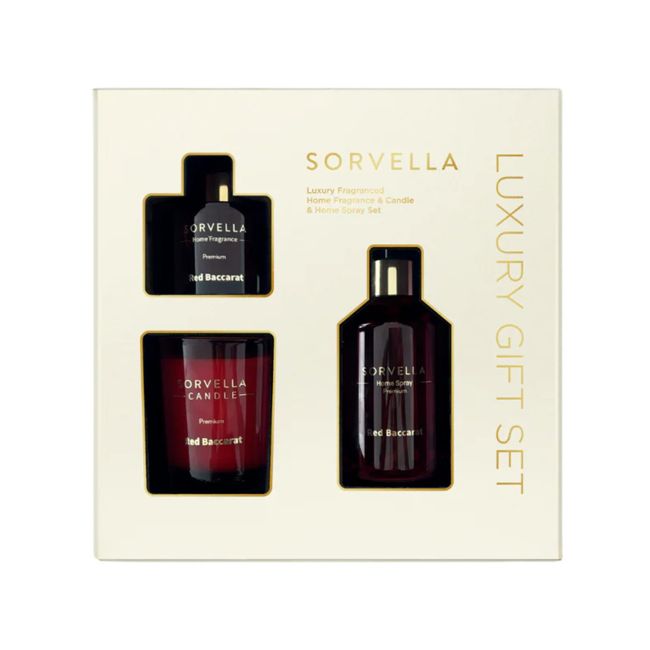 SORVELLA LUXURY RED BACCARAT namų kvapų rinkinys