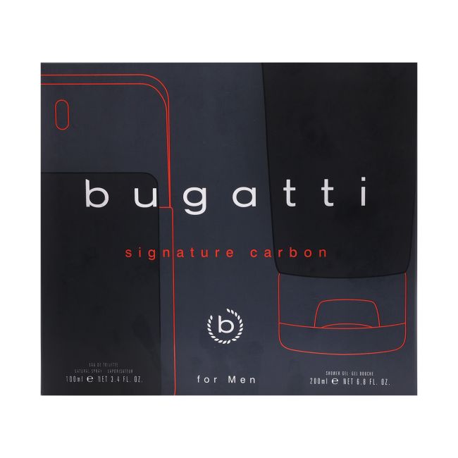 BUGATTI SIGNATURE CARBON vyrų kosmetikos rinkinys