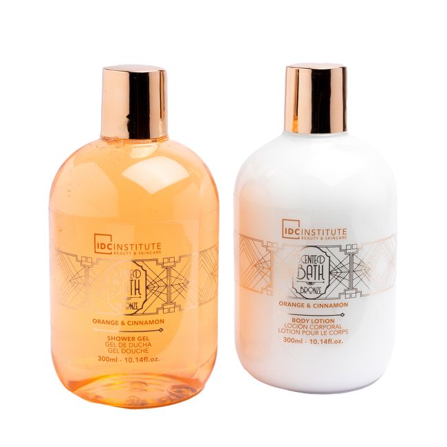 IDC INSTITUTE SCENTED BATH BRONZE dovanų rinkinys