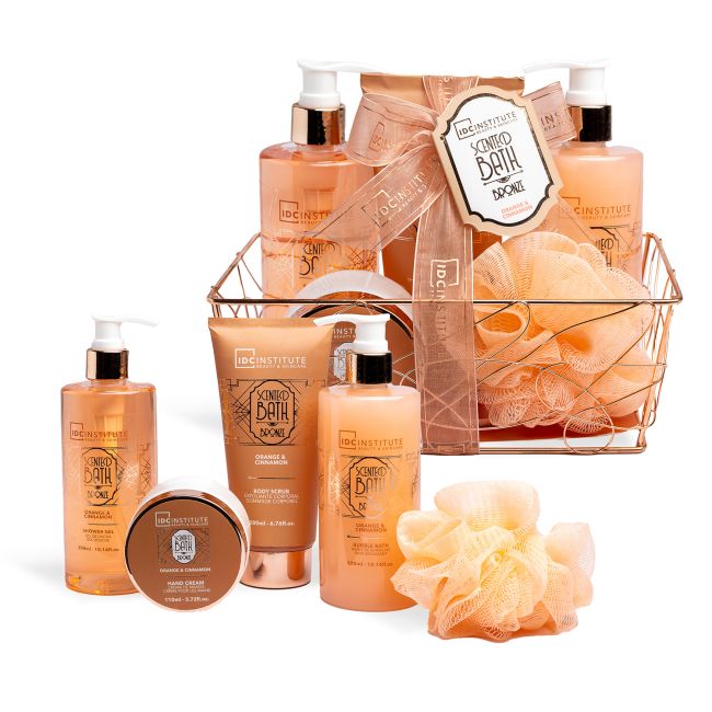 IDC INSTITUTE SCENTED BATH BRONZE dovanų rinkinys