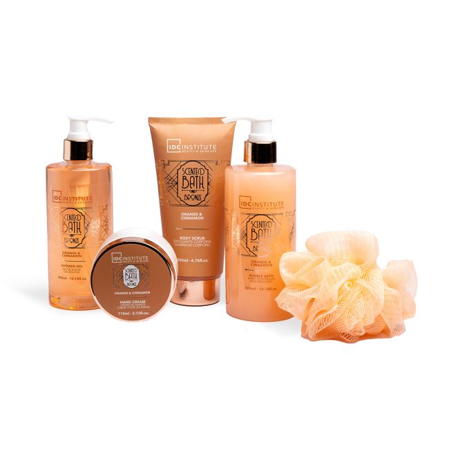 IDC INSTITUTE SCENTED BATH BRONZE dovanų rinkinys