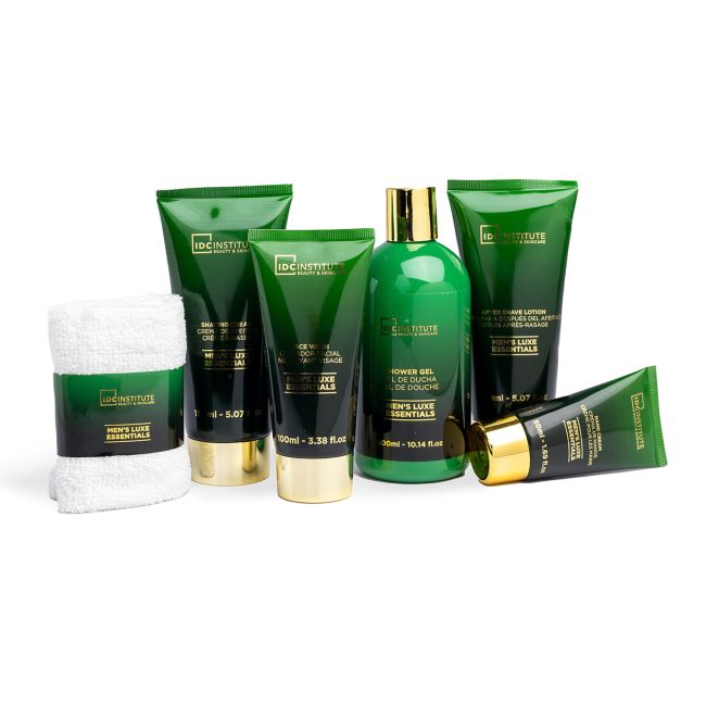 IDC INSTITUTE MEN'S LUXE ESSENTIALS vyrų dovanų rinkinys